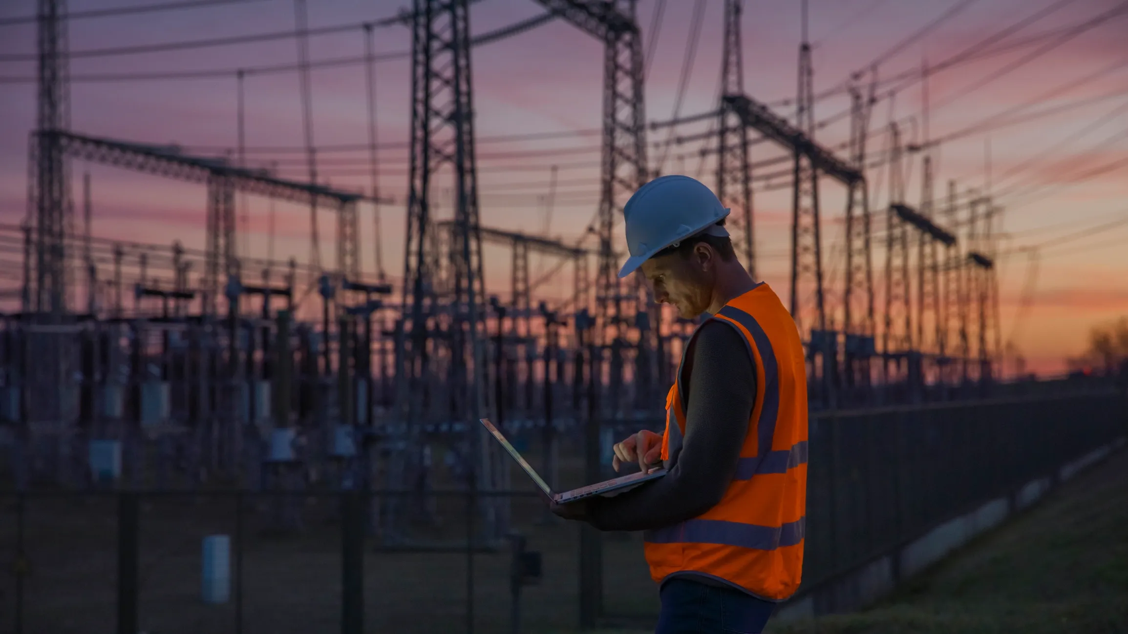 Worker on site